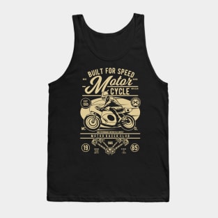 Built For Speed Motorcycle Tank Top